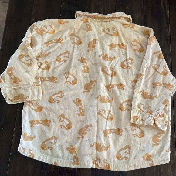 Vintage The Disney Store Womens 2 Pc Pajama Set Sz XL CAT NAPS! Tigger - Picture 9 of 15